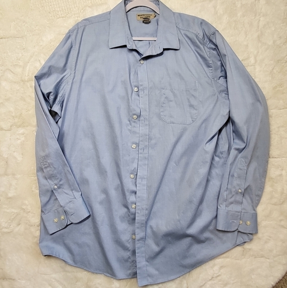Duluth Trading Co Other - Duluth wrinkle fighter relaxed fit men’s blue button down XL Tall Easter